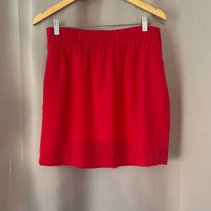 NWT J. Crew Mercantile coral mini skirt